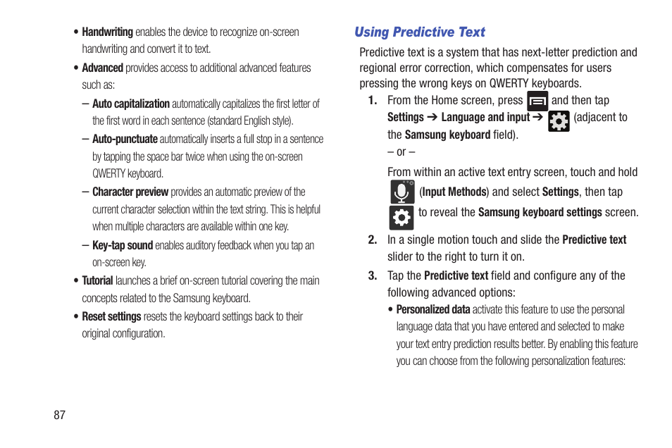 Samsung SGH-T699DABTMB User Manual | Page 92 / 353