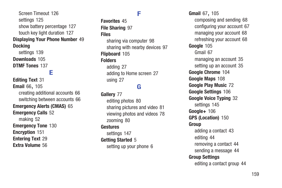 Samsung SCH-I435ZKAXAR User Manual | Page 165 / 170