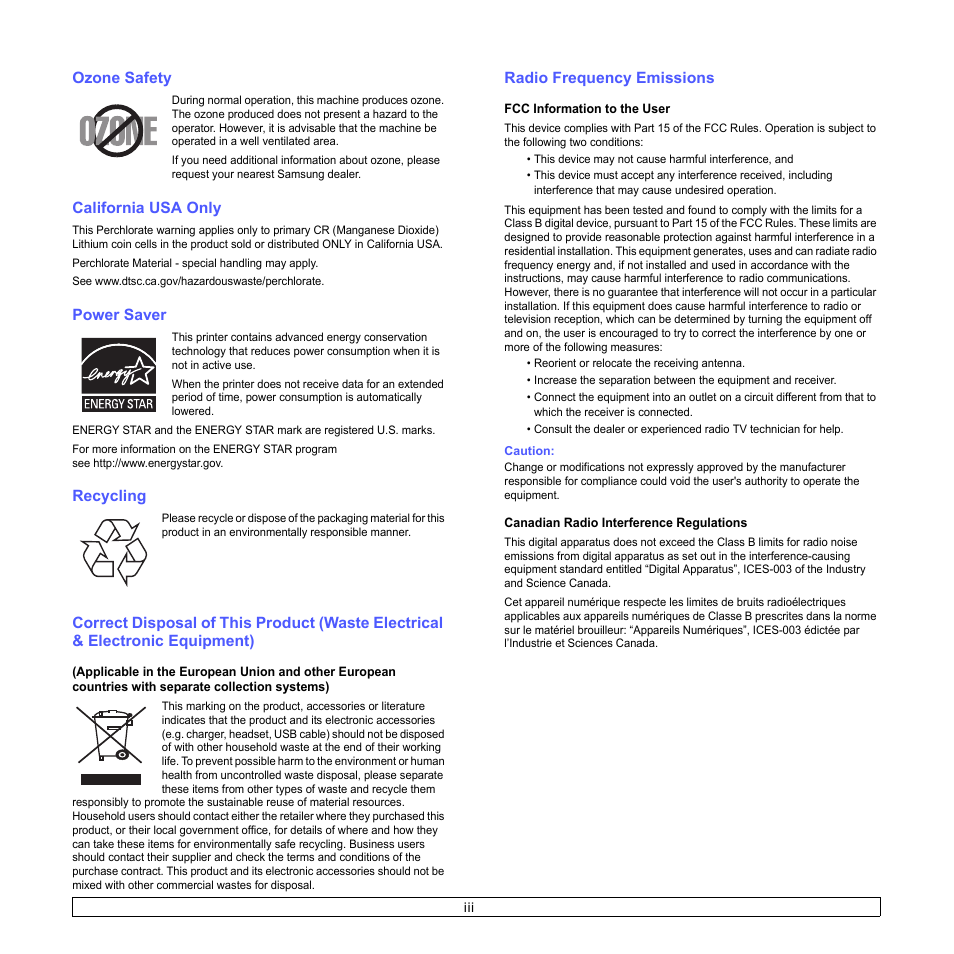 Samsung SCX-4500-XAA User Manual | Page 9 / 94