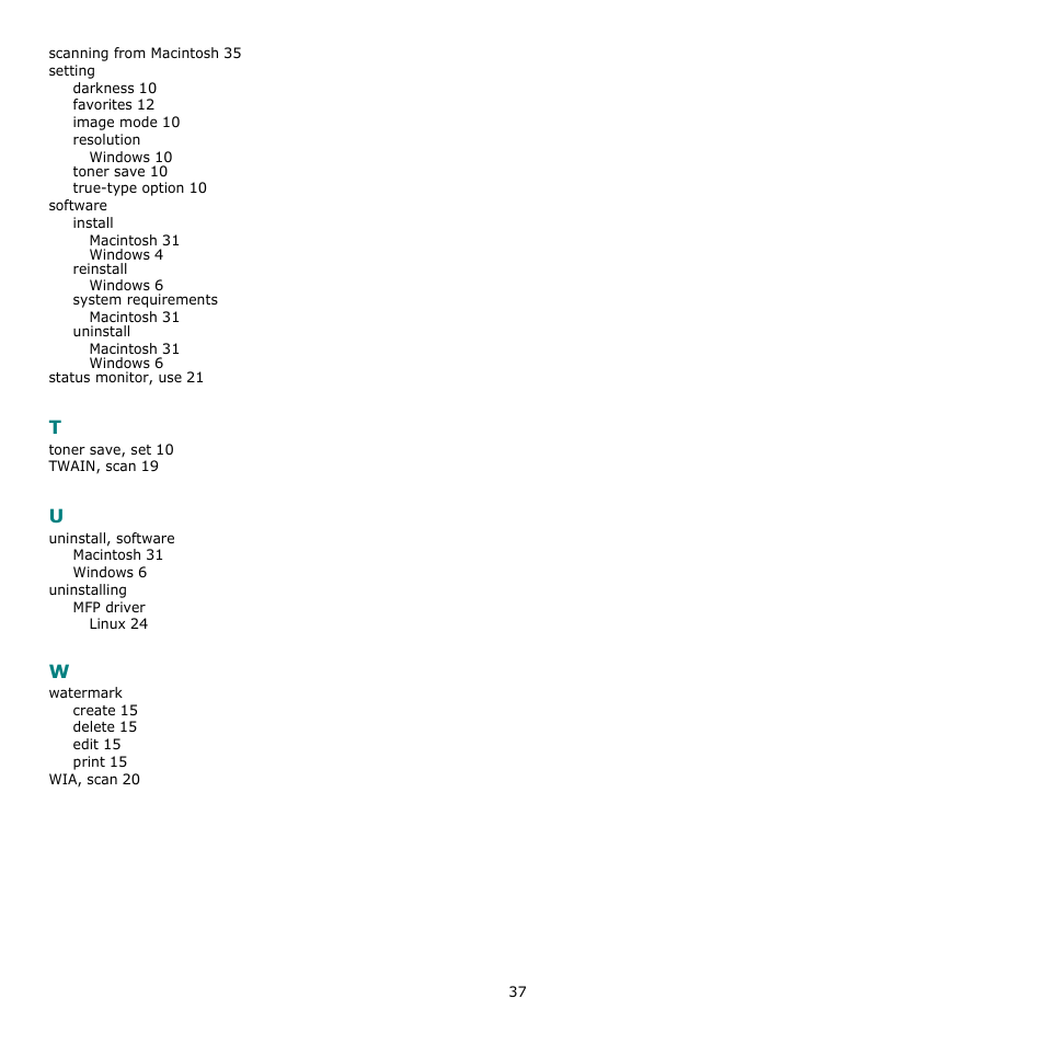 Samsung SCX-4500-XAA User Manual | Page 94 / 94