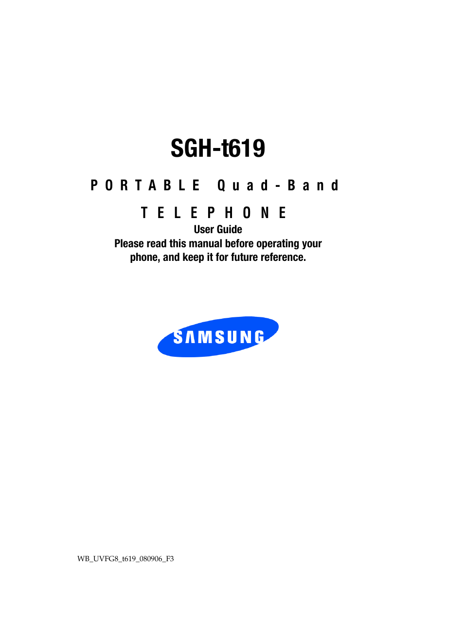 Samsung SGH-T619SSBTMB User Manual | 212 pages
