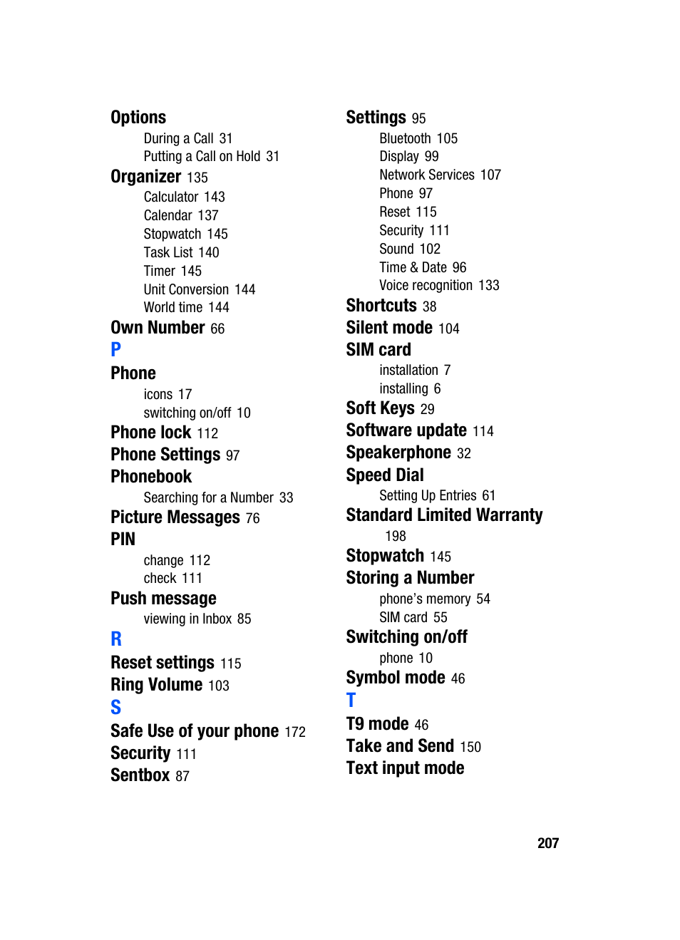 Samsung SGH-T619SSBTMB User Manual | Page 211 / 212