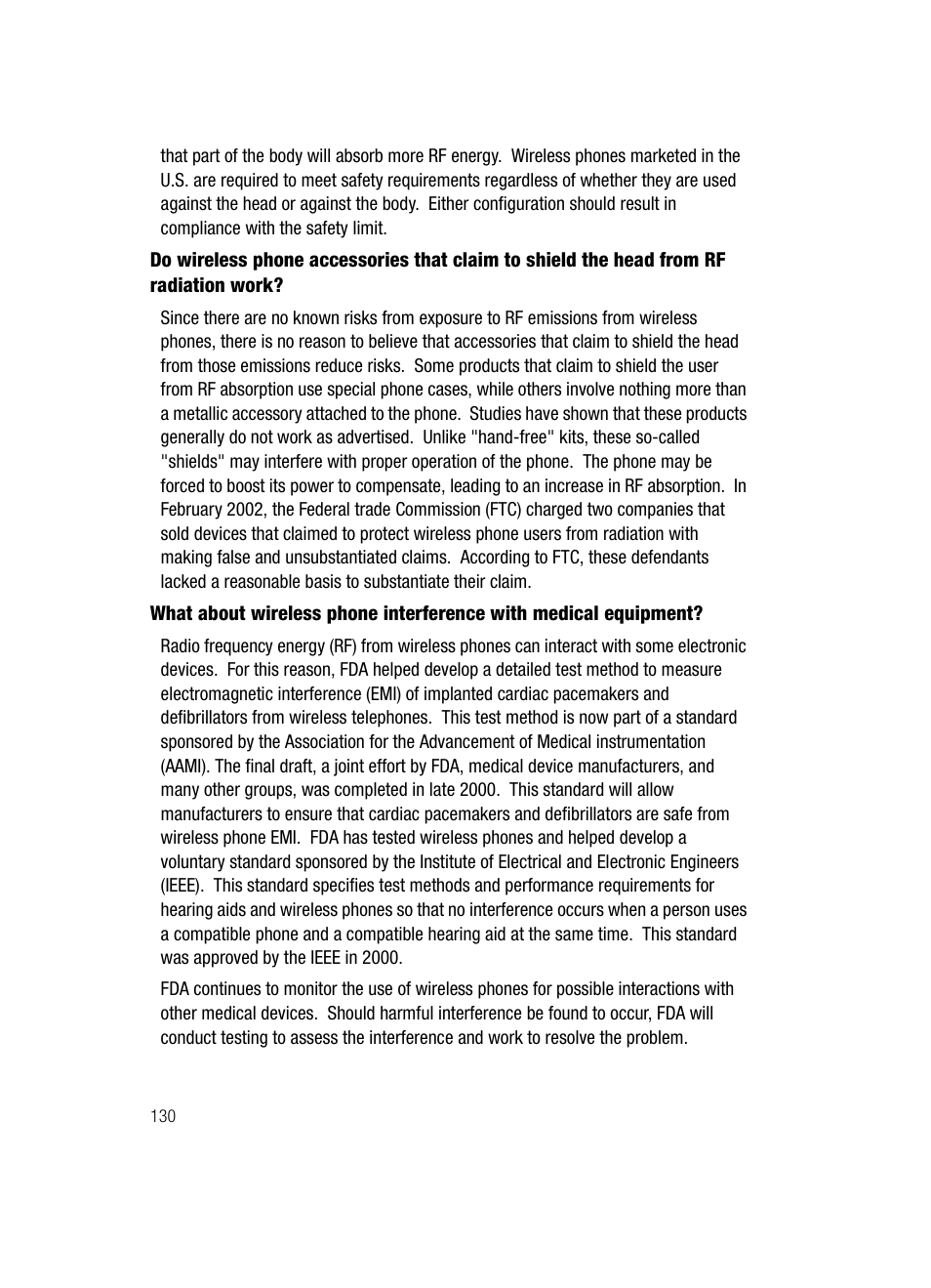 Samsung SGH-D407ZKACIN User Manual | Page 130 / 146