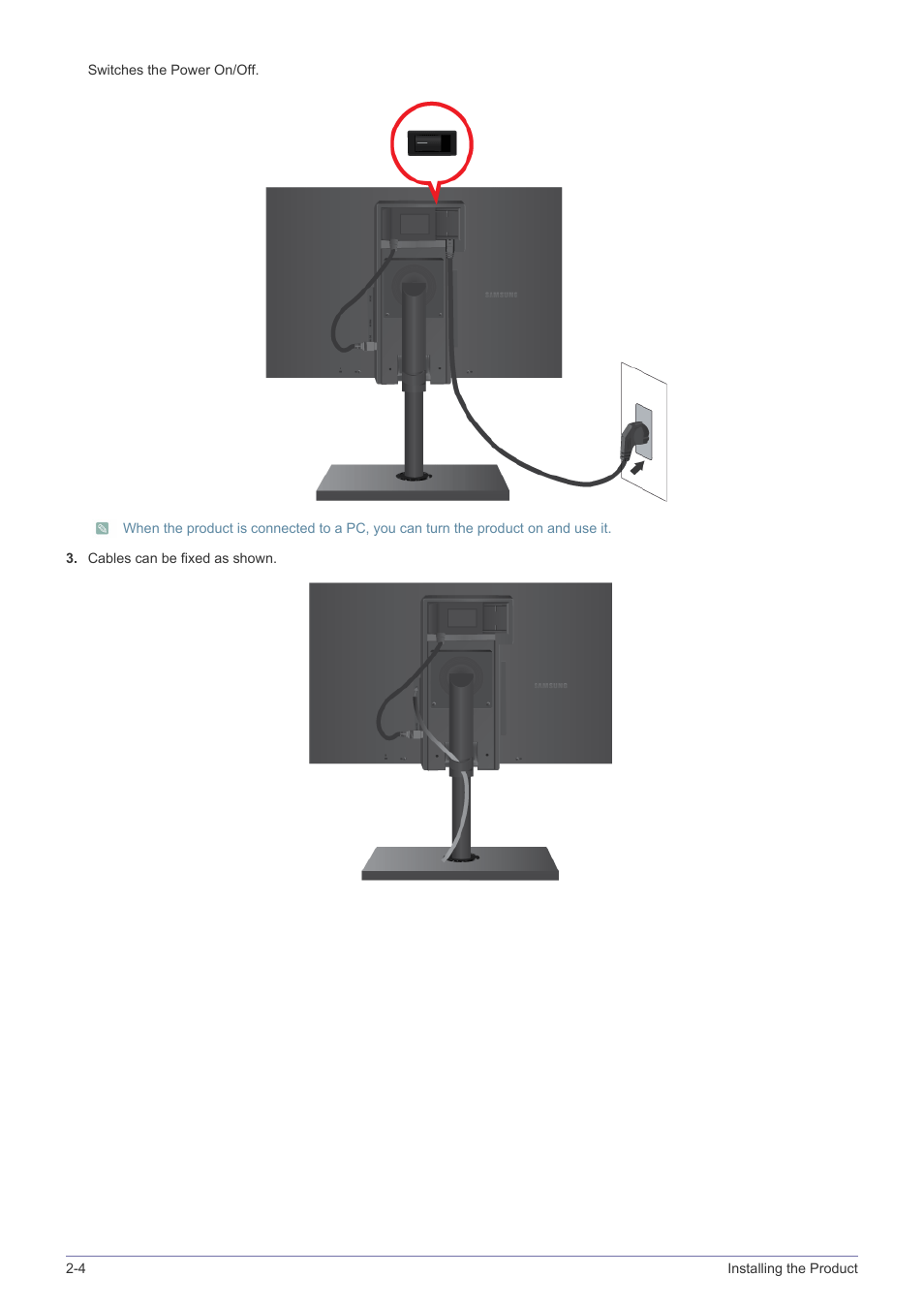 Samsung LS24A460BSU-ZA User Manual | Page 16 / 46