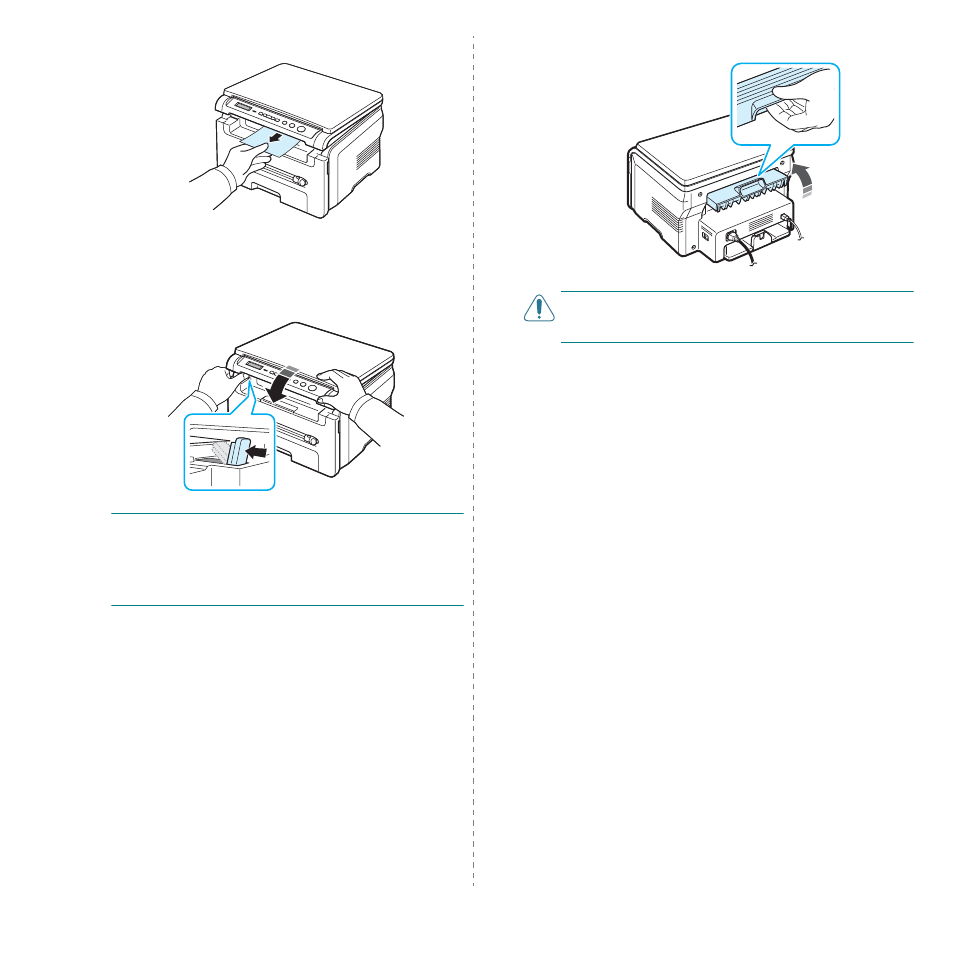 Printing to the rear cover (face up), Printing to the rear cover | Samsung SCX-4200-XAA User Manual | Page 28 / 93