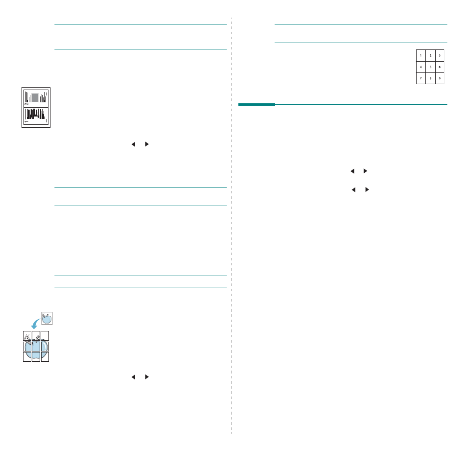 Up copying, Poster copying, Setting the time out option | Samsung SCX-4200-XAA User Manual | Page 31 / 93