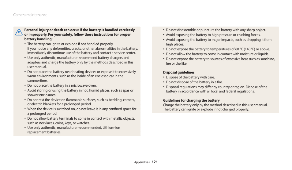Samsung EC-WB2100BPRUS User Manual | Page 122 / 140