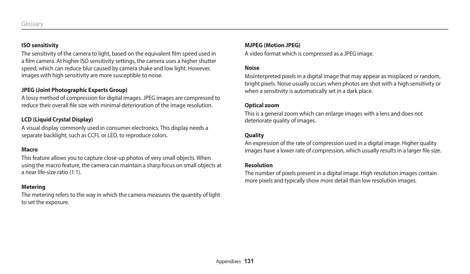 Samsung EC-WB2100BPRUS User Manual | Page 132 / 140