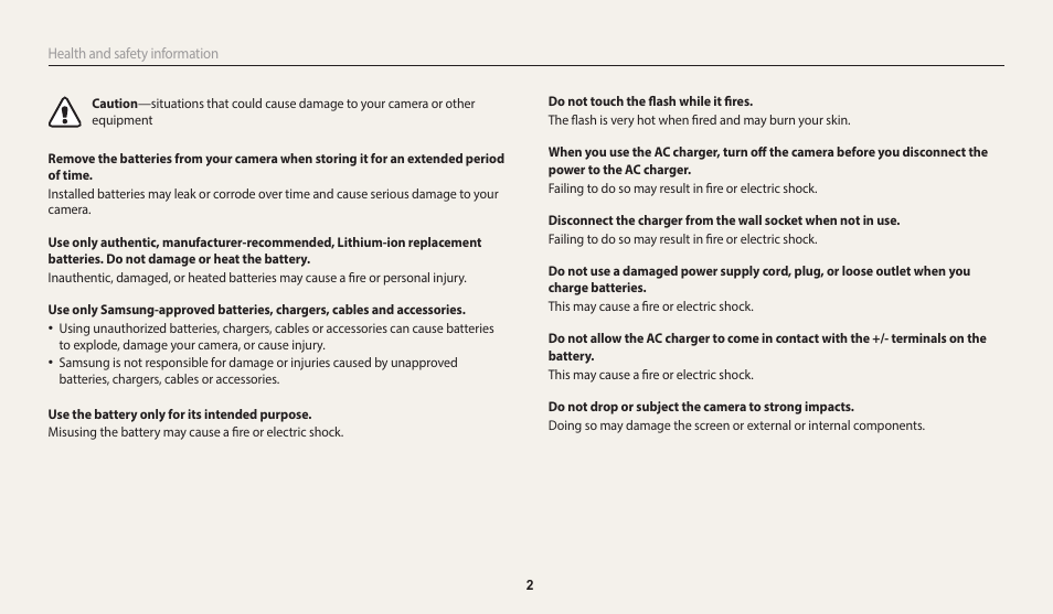 Samsung EC-WB2100BPRUS User Manual | Page 3 / 140