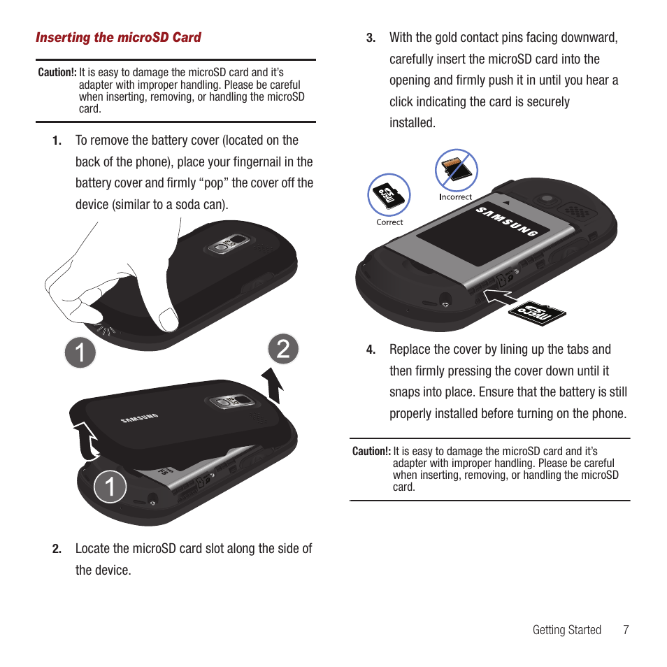 Samsung SPH-M575ZKAVMU User Manual | Page 11 / 113