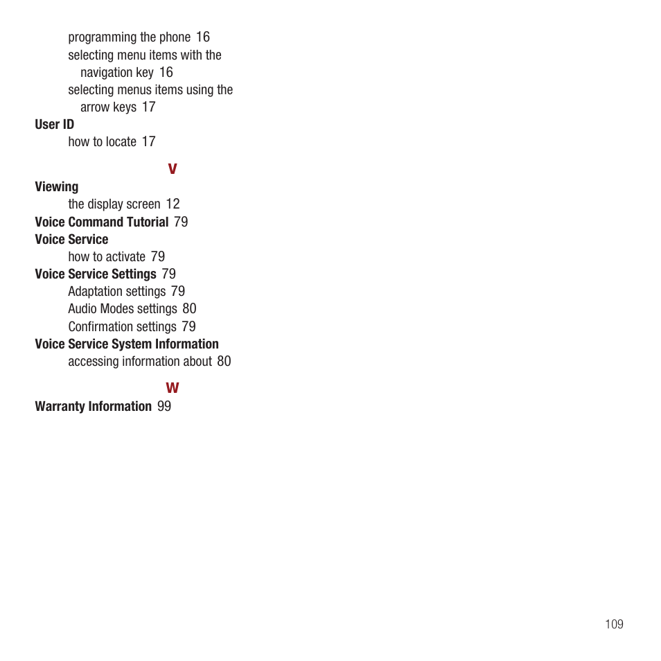 Samsung SPH-M575ZKAVMU User Manual | Page 113 / 113