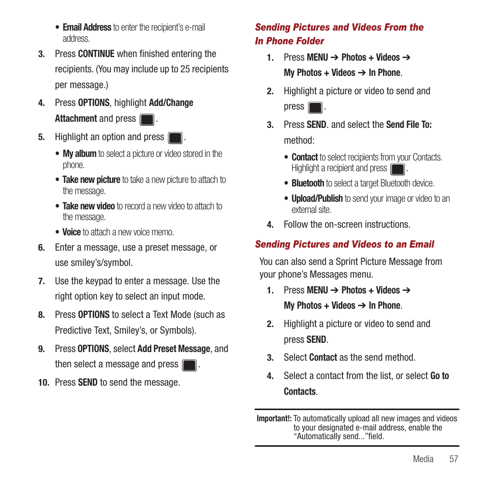 Samsung SPH-M575ZKAVMU User Manual | Page 61 / 113