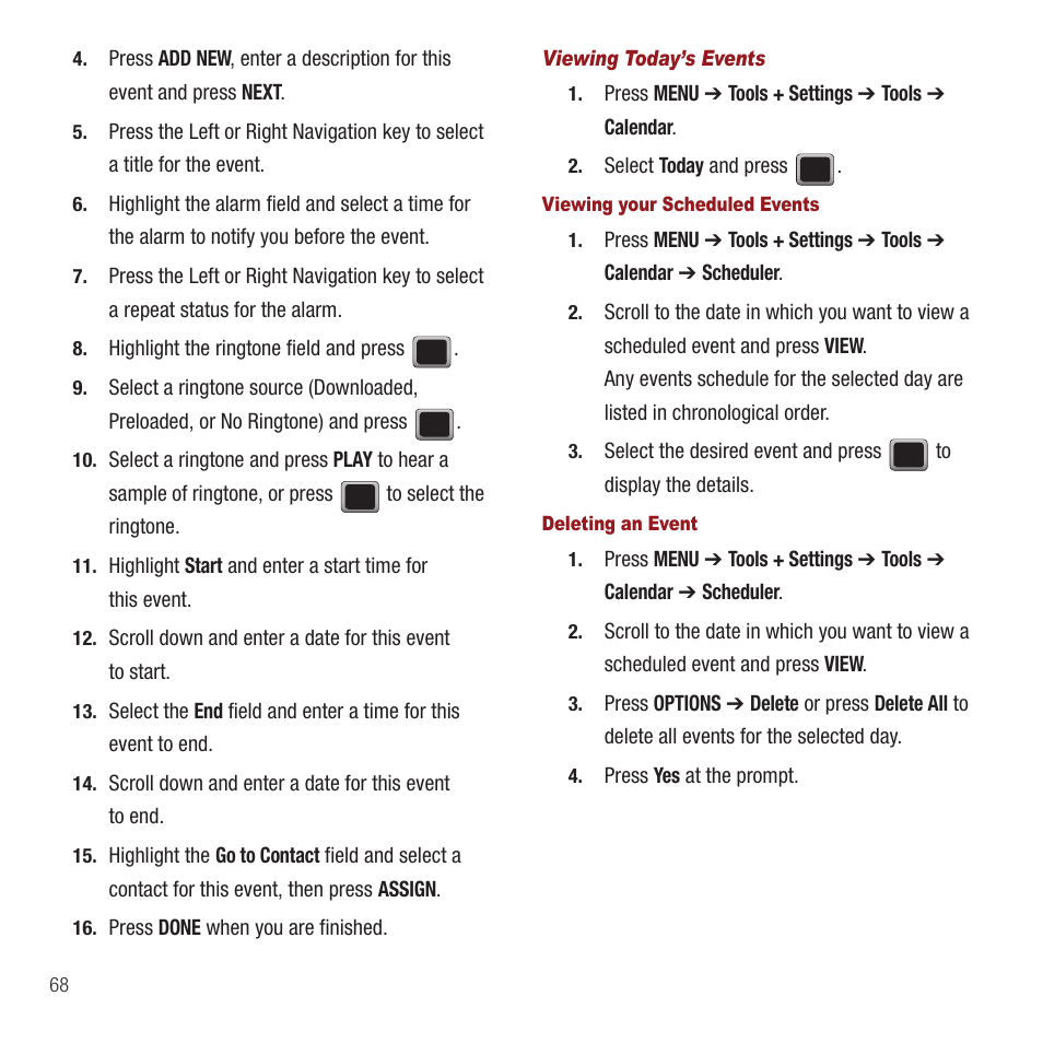 Samsung SPH-M575ZKAVMU User Manual | Page 72 / 113