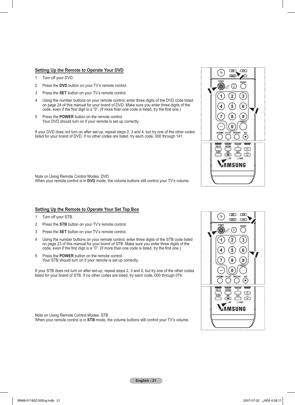 Samsung FPT5884X-XAA User Manual | Page 21 / 250