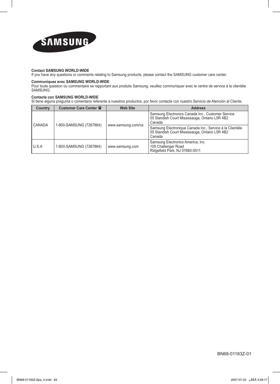 Samsung FPT5884X-XAA User Manual | Page 250 / 250