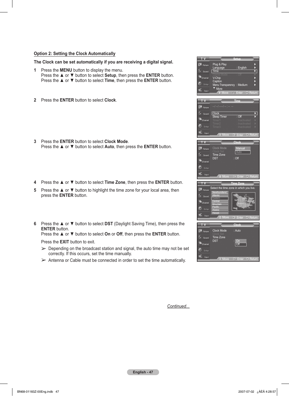 Samsung FPT5884X-XAA User Manual | Page 47 / 250