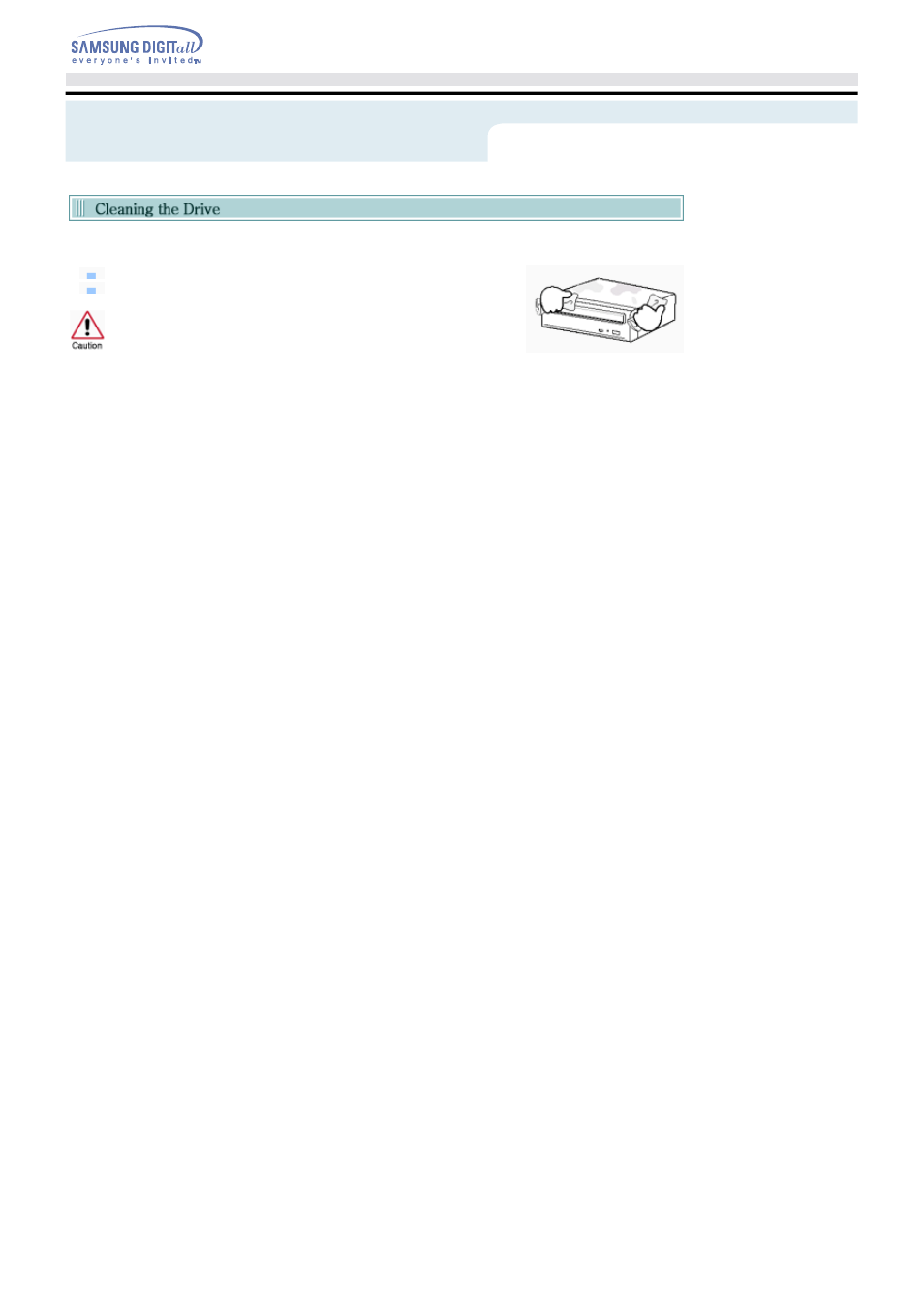 Storing/cleaning drive and disc | Samsung SH-S162L-BEWN User Manual | Page 24 / 32