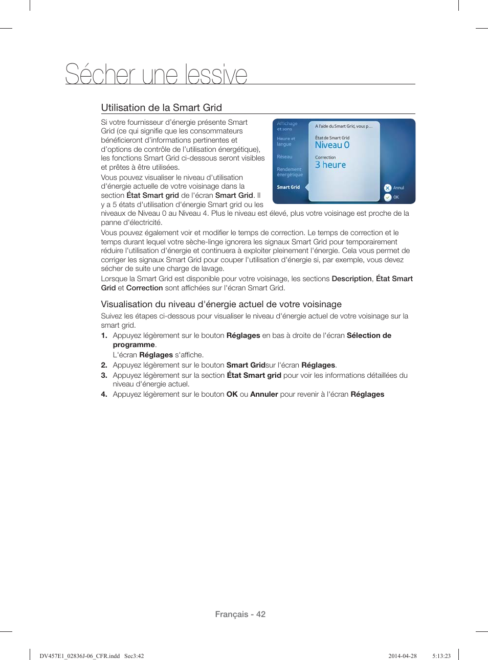 Sécher une lessive | Samsung DV457E1GSGR-A1 User Manual | Page 118 / 228