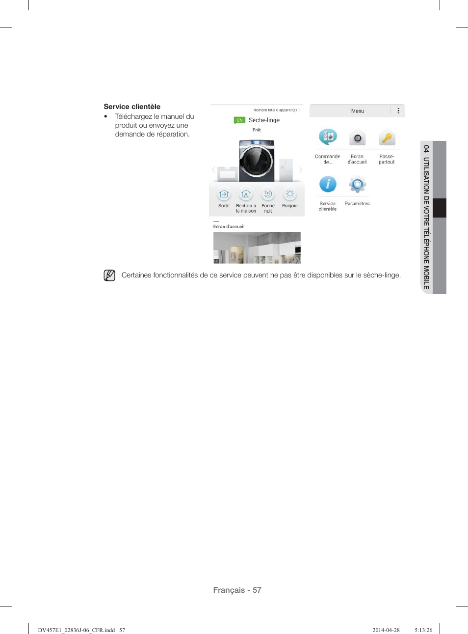 Samsung DV457E1GSGR-A1 User Manual | Page 133 / 228