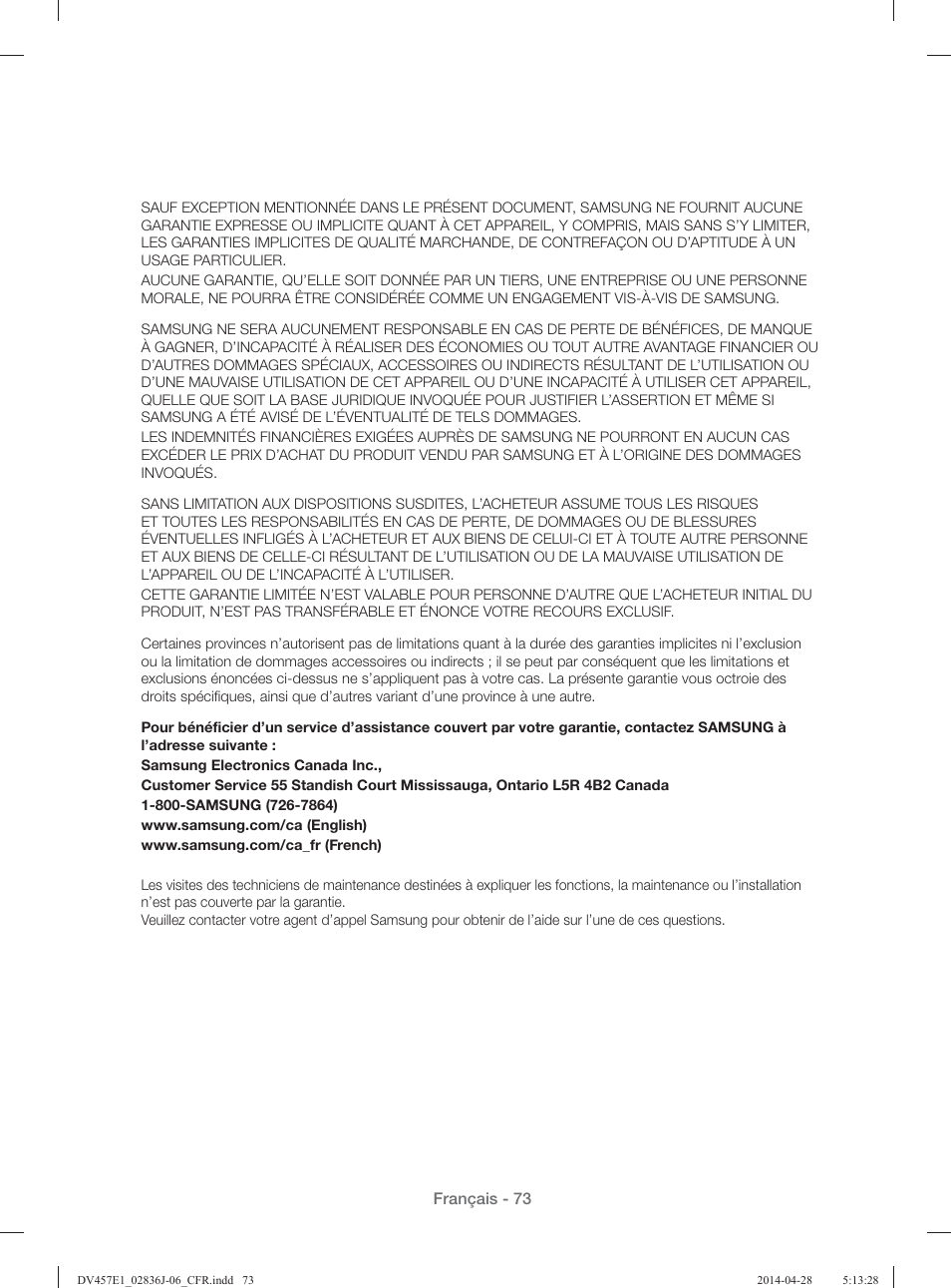 Samsung DV457E1GSGR-A1 User Manual | Page 149 / 228