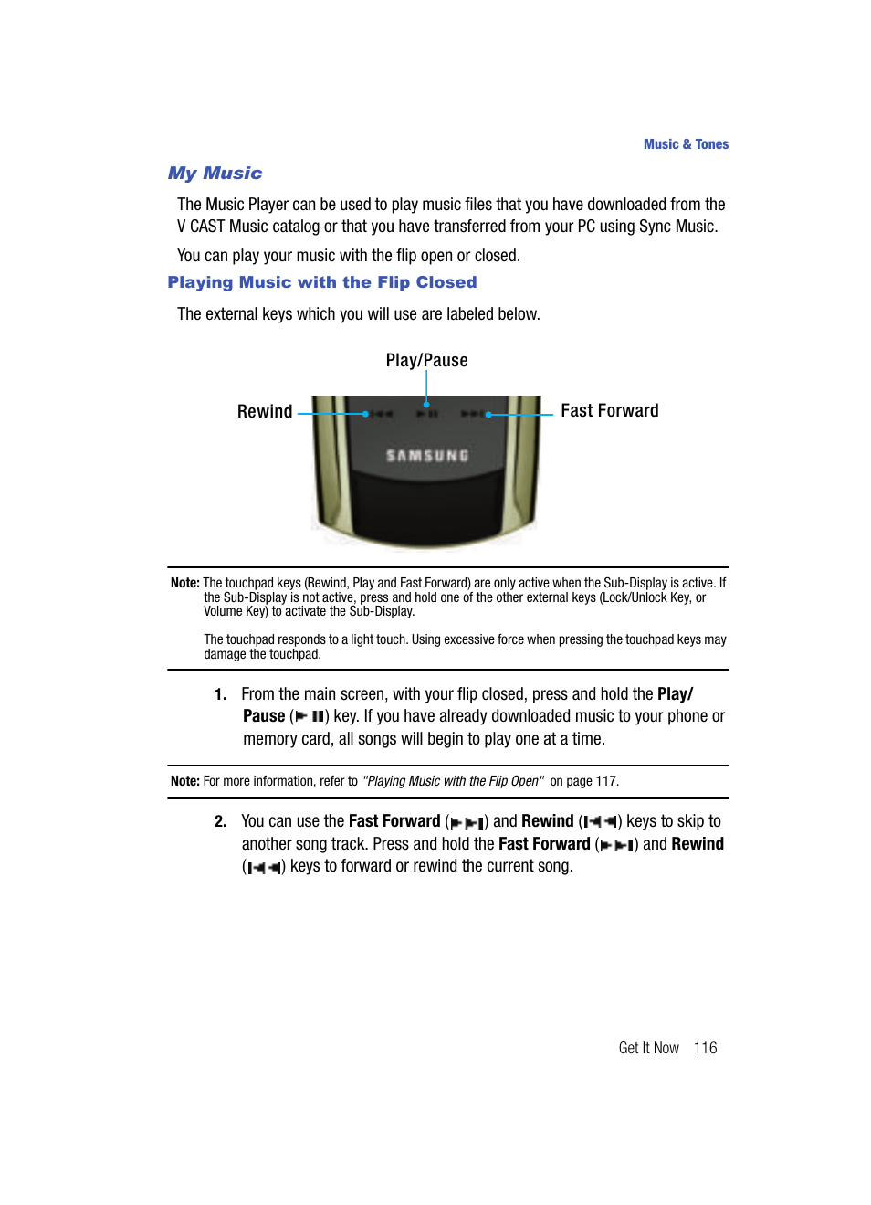 My music | Samsung SCH-U700ZNAVZW User Manual | Page 119 / 180