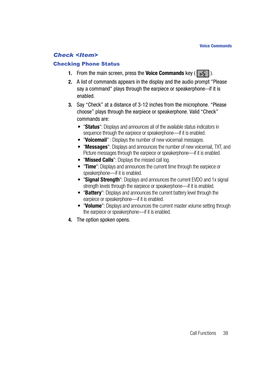 Check <item | Samsung SCH-U700ZNAVZW User Manual | Page 41 / 180