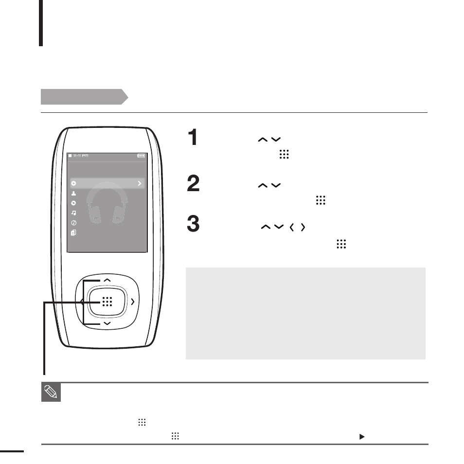 Chapter 3. multimedia function, Listening to music | Samsung YP-T9JBQP-XAC User Manual | Page 22 / 81
