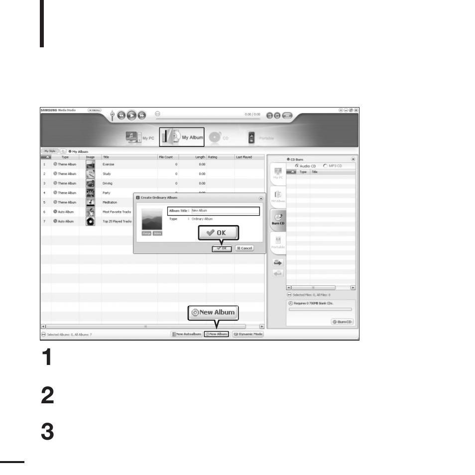 Creating playlist using samsung media studio | Samsung YP-T9JBQP-XAC User Manual | Page 26 / 81