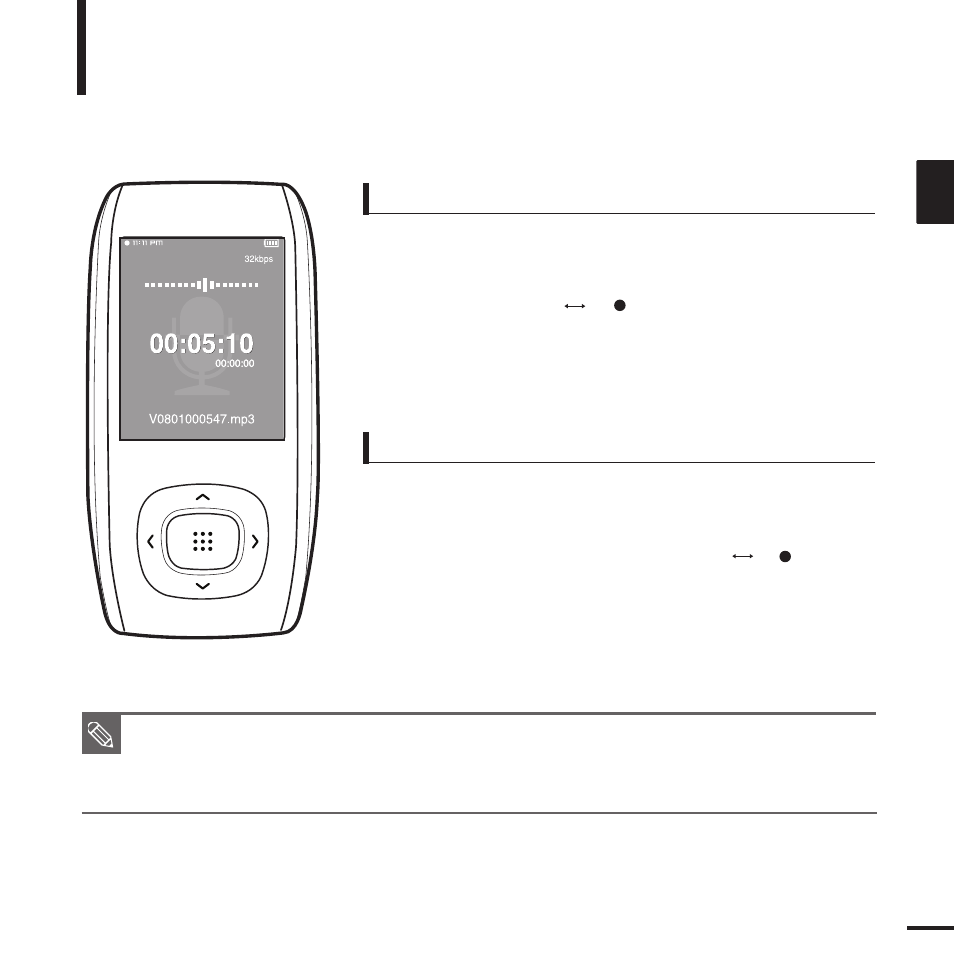 Voice/fm radio recording | Samsung YP-T9JBQP-XAC User Manual | Page 55 / 81