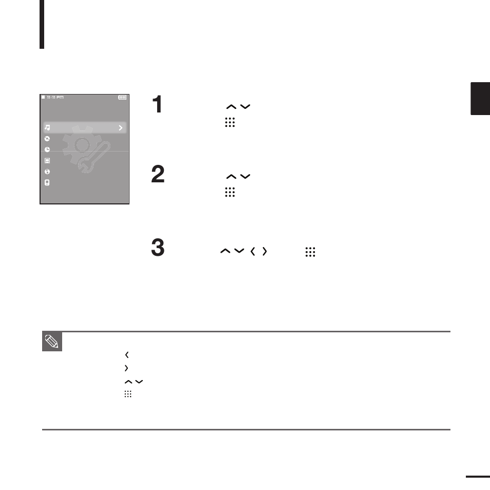 Chapter 4. setting, Setting music | Samsung YP-T9JBQP-XAC User Manual | Page 65 / 81