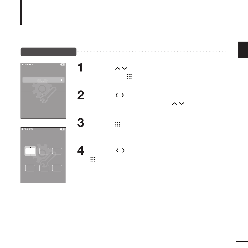 Setting time, Continued) | Samsung YP-T9JBQP-XAC User Manual | Page 69 / 81