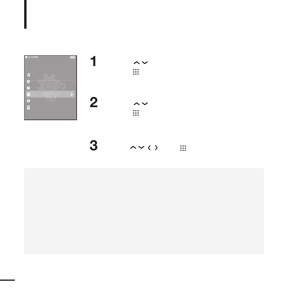 Setting display | Samsung YP-T9JBQP-XAC User Manual | Page 70 / 81