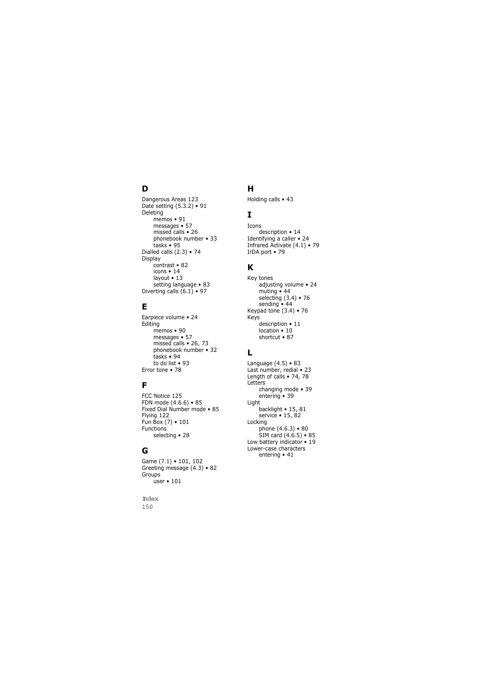 Samsung SGH-X105NBATMB User Manual | Page 153 / 159