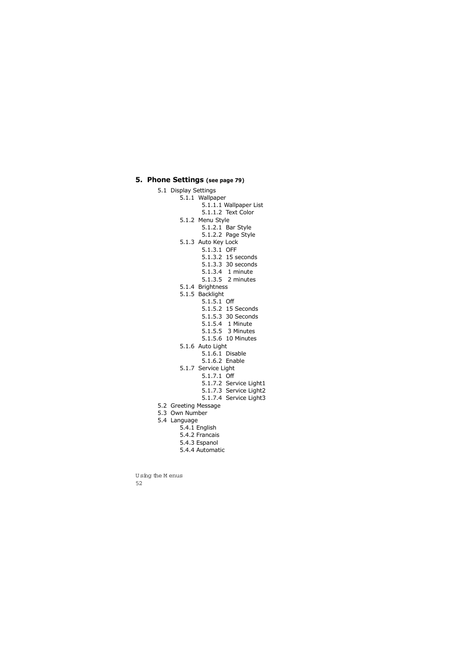 Samsung SGH-X105NBATMB User Manual | Page 55 / 159