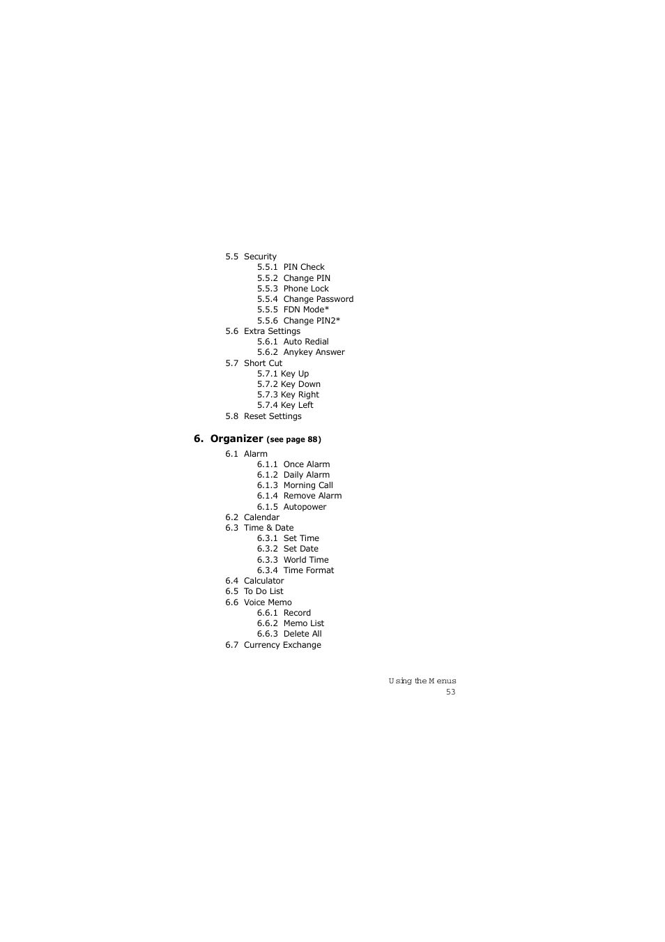 Samsung SGH-X105NBATMB User Manual | Page 56 / 159