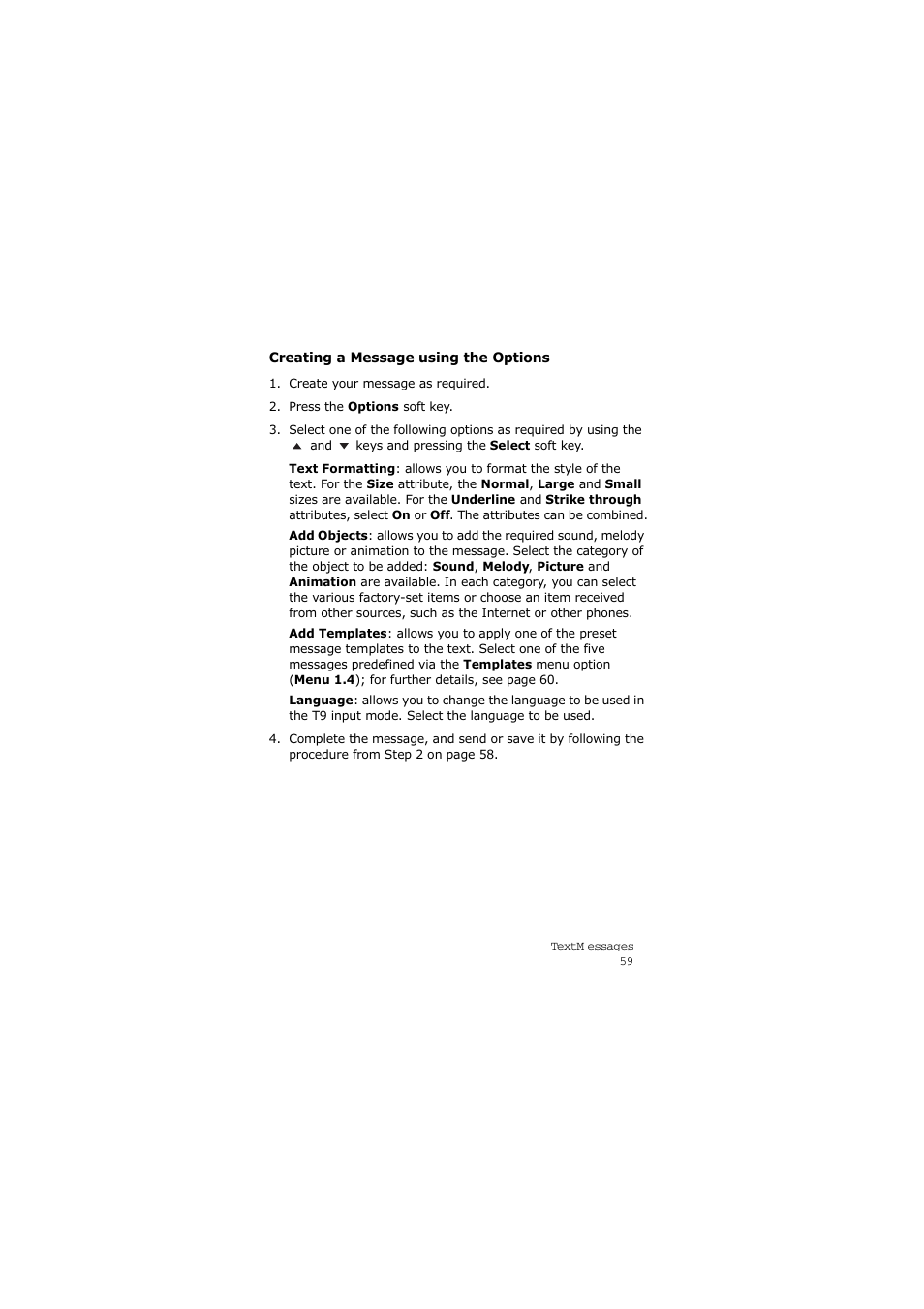 Samsung SGH-X105NBATMB User Manual | Page 62 / 159