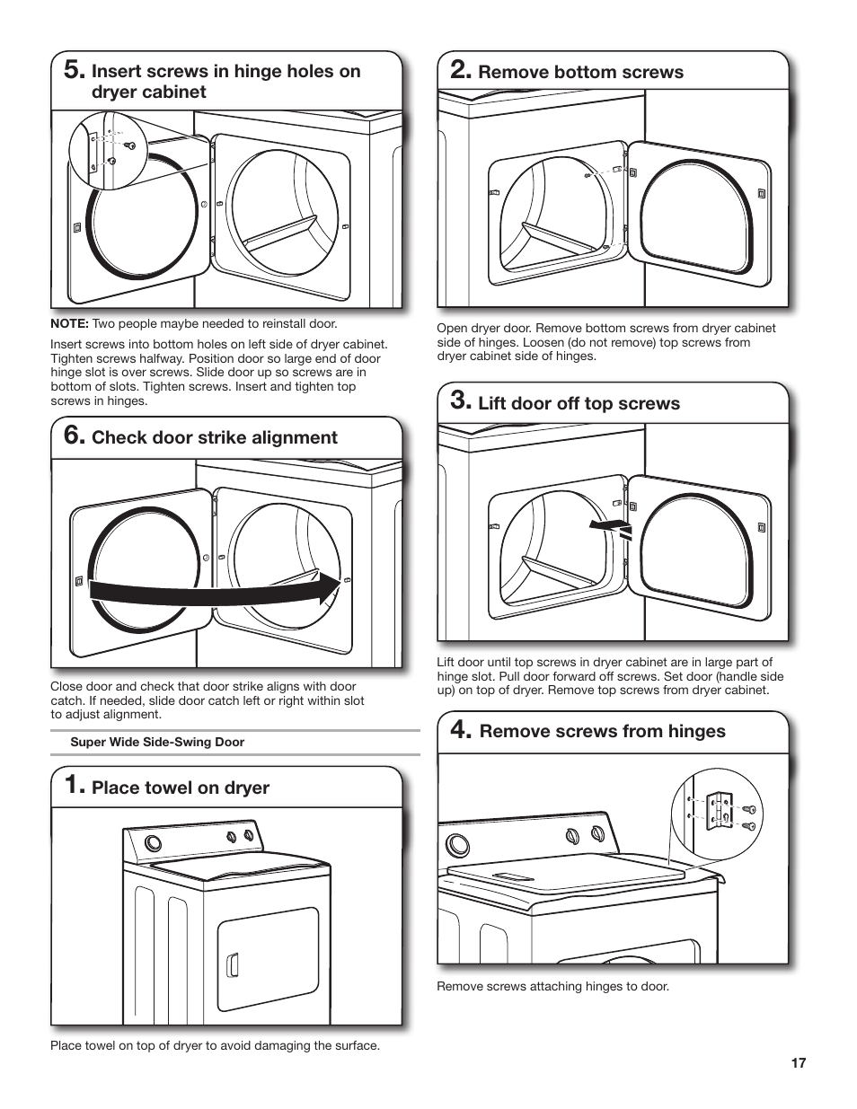 Amana W10300459A User Manual | Page 17 / 20