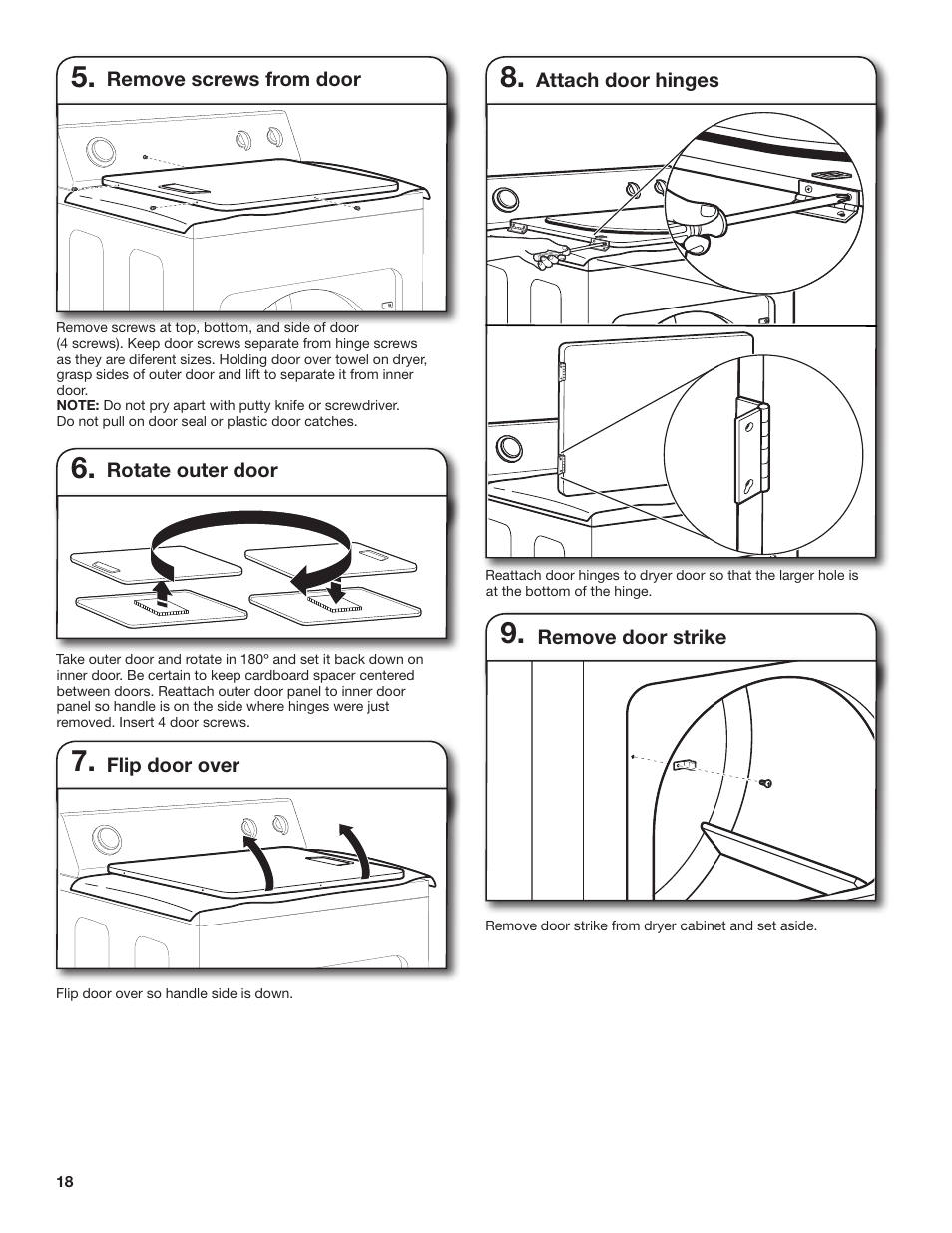 Amana W10300459A User Manual | Page 18 / 20