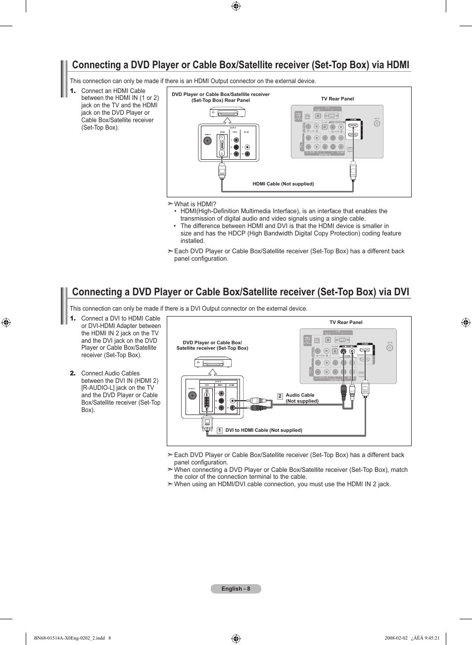 Samsung LN37A330J1DXZA User Manual | Page 10 / 129