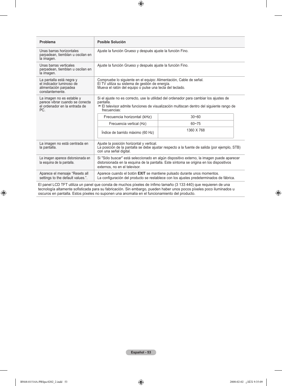 Samsung LN37A330J1DXZA User Manual | Page 119 / 129