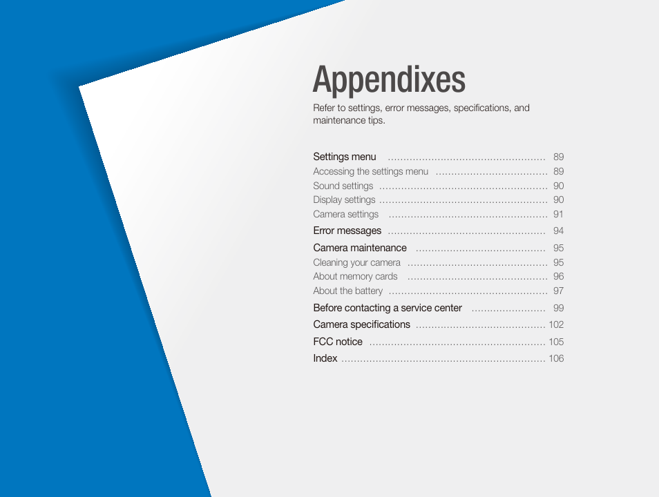 Appendixes | Samsung EC-TL225ZBPLUS User Manual | Page 89 / 110