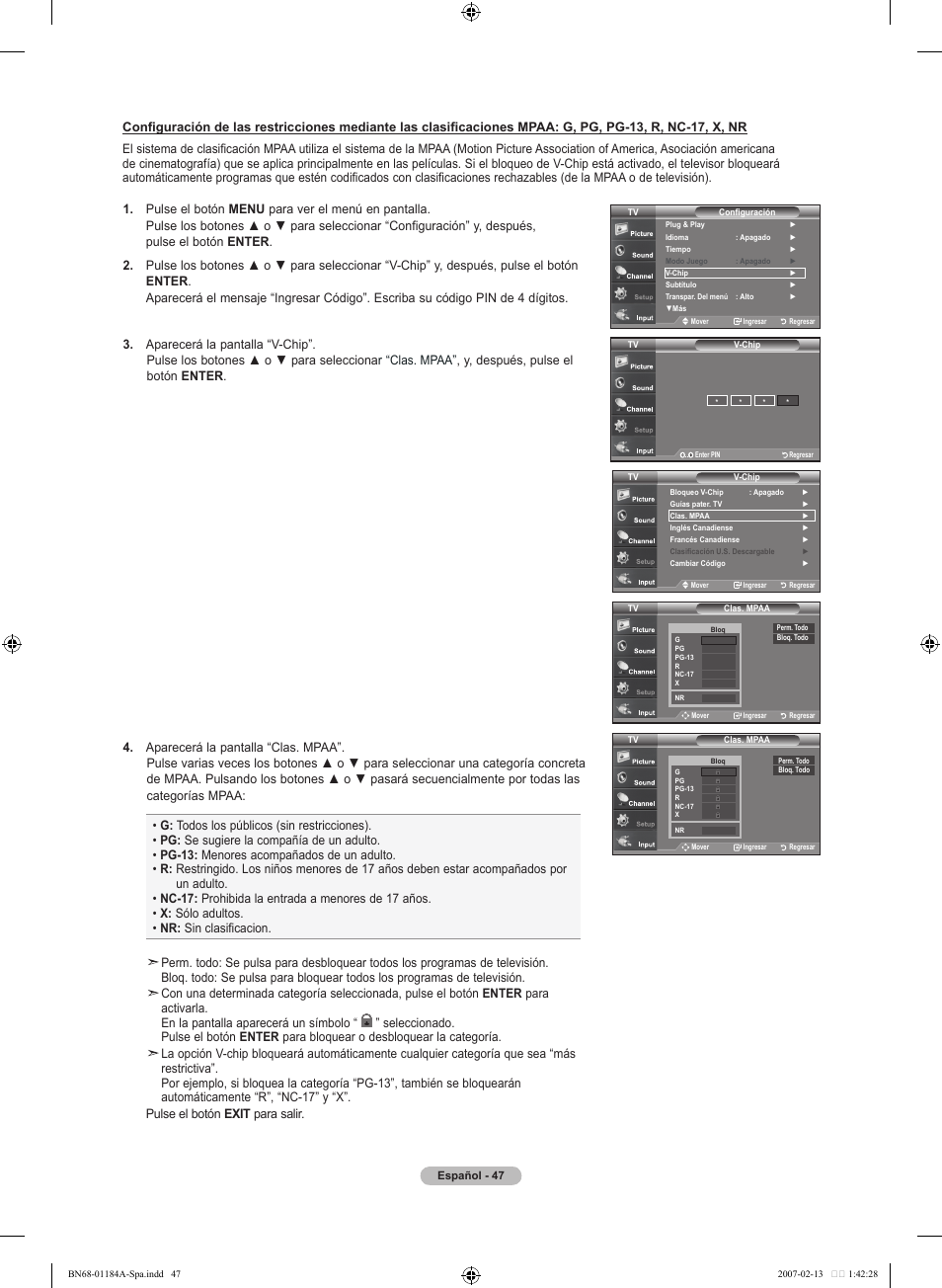 Samsung LNT1954HX-XAA User Manual | Page 106 / 116