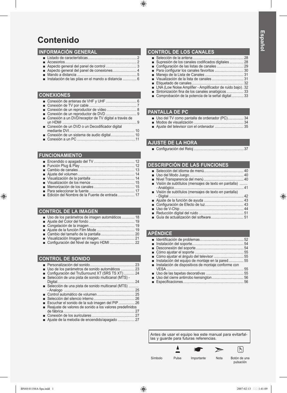 Samsung LNT1954HX-XAA User Manual | Page 60 / 116