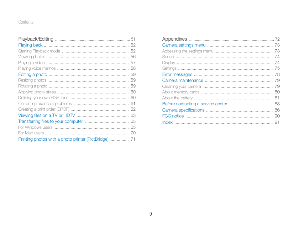 Samsung EC-SL820SBP-US User Manual | Page 10 / 95