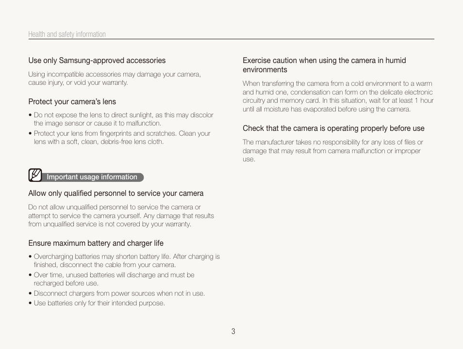 Samsung EC-SL820SBP-US User Manual | Page 4 / 95