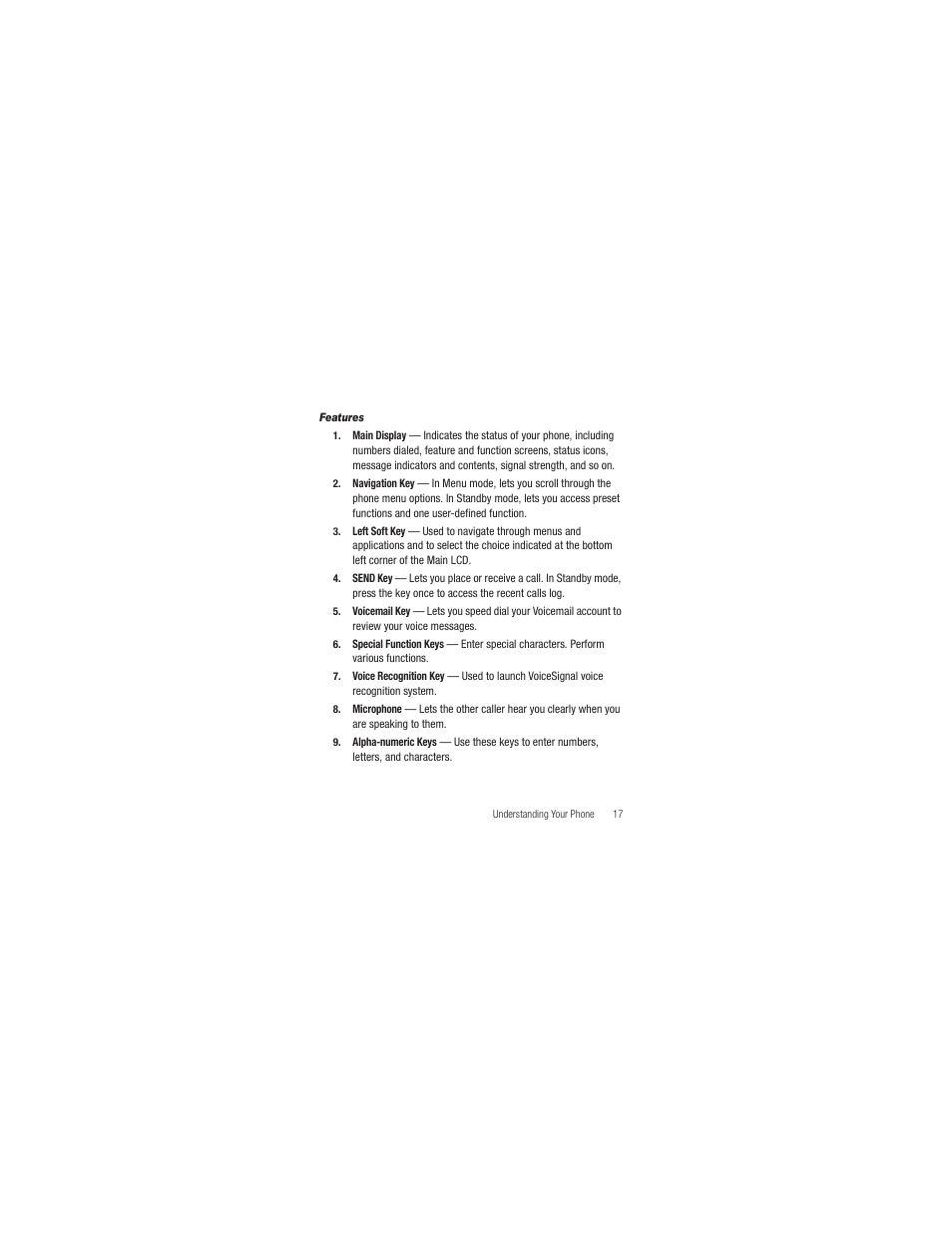 Features | Samsung SCH-R250ZRAMTR User Manual | Page 21 / 201