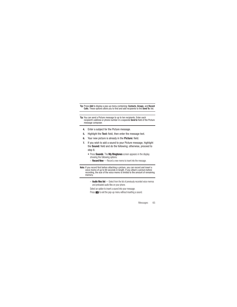 Samsung SCH-R250ZRAMTR User Manual | Page 69 / 201