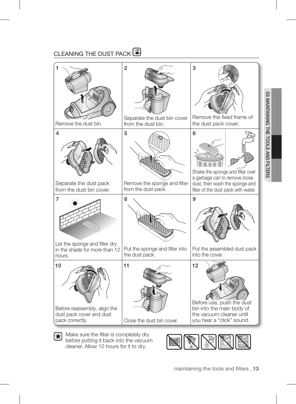 Samsung VCC88P0H1B-XAA User Manual | Page 13 / 48