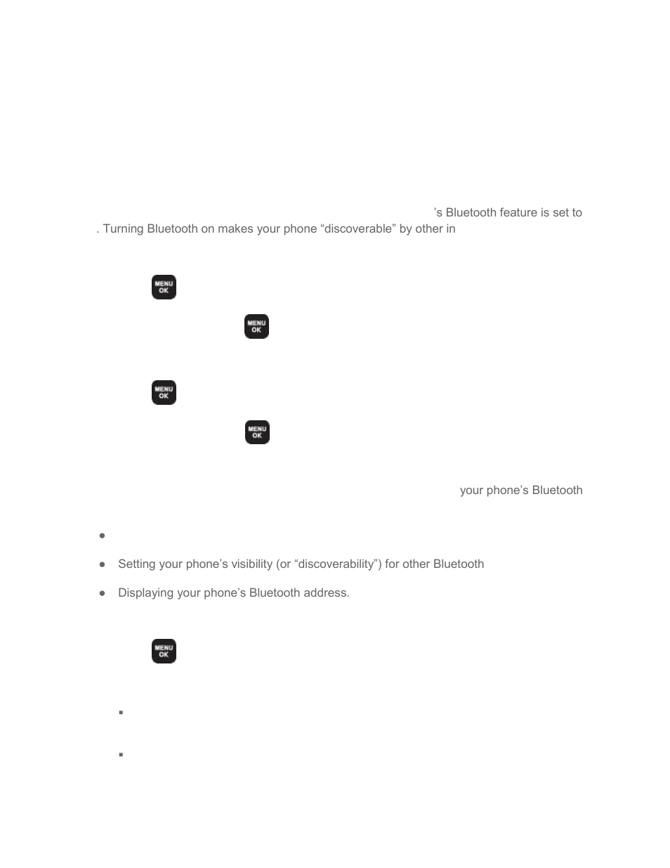 Bluetooth, Turning bluetooth on and off, Using the bluetooth settings menu | Samsung SPH-M370BAASPR User Manual | Page 105 / 121