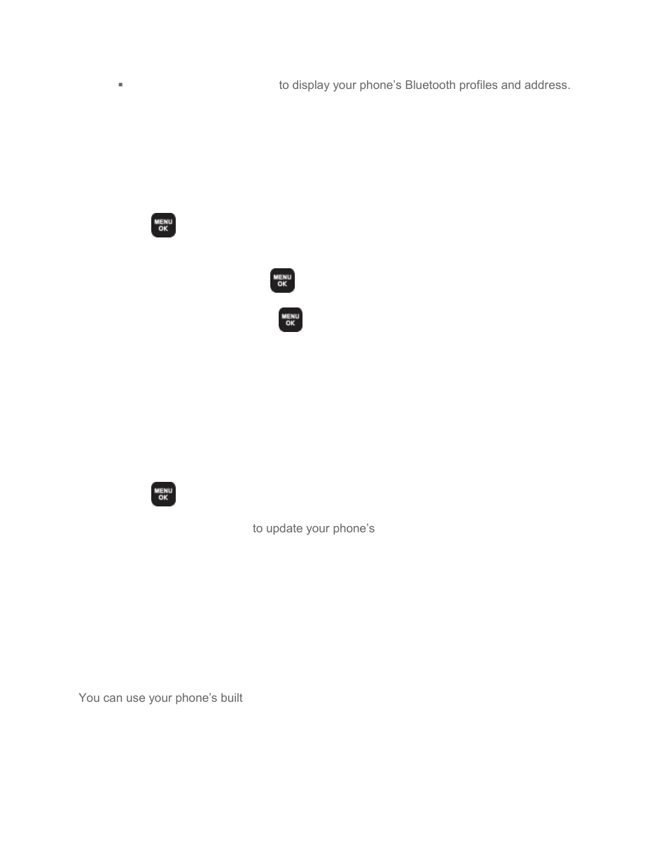 Updating phone, Voice service, Pairing bluetooth phones | Automatic speech recognition (asr) | Samsung SPH-M370BAASPR User Manual | Page 106 / 121